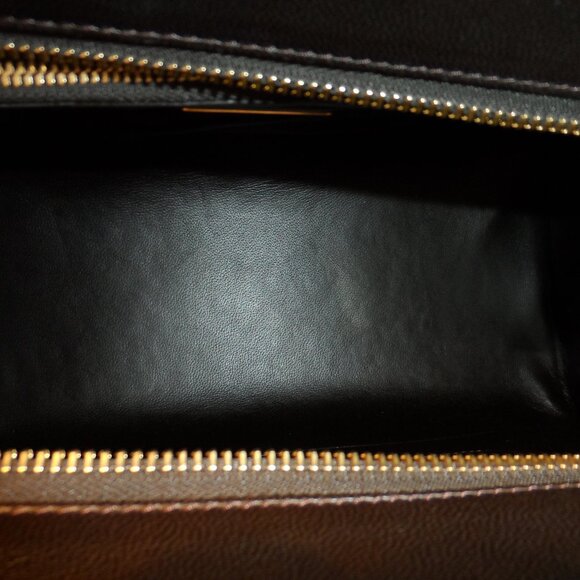 New Michaek Kors Collection Brown Leopard Calf Hair/Croc Print Leather Bag - Picture 10 of 16